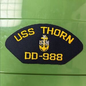 USS Thorn DD-988 embroidered naval Patch
